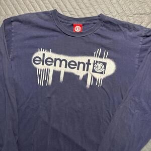 y2k element long sleeve tee mens large